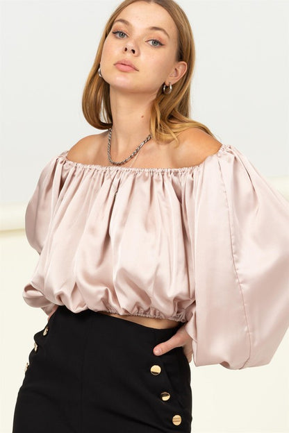 TRENDY MOMENT OFF SHOULDER BLOUSE