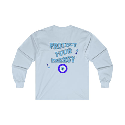 Protect Your Energy- Long Sleeve Graphic Tee