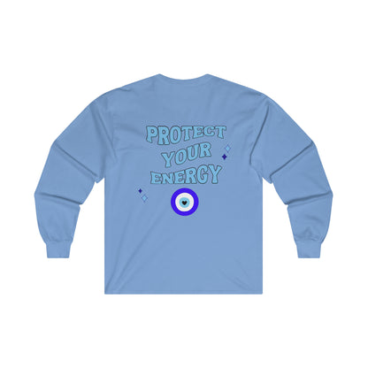 Protect Your Energy- Long Sleeve Graphic Tee