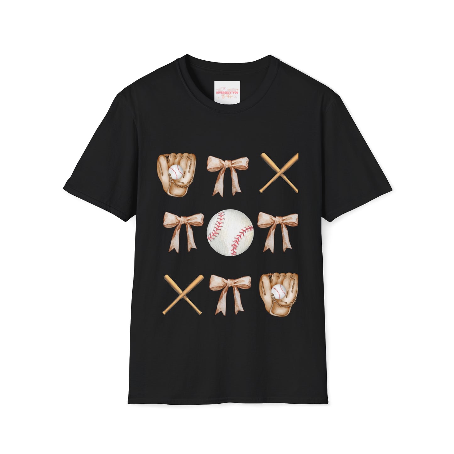 Baseball & Bows Graphic Tee