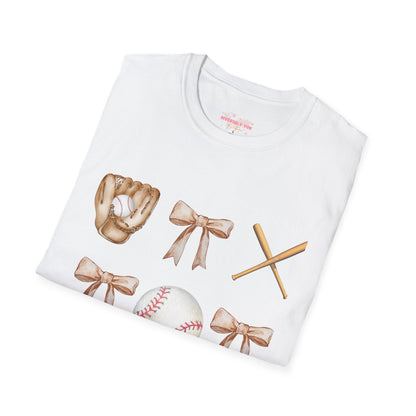 Baseball & Bows Graphic Tee