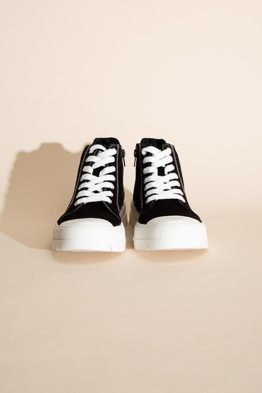 High Top  Lace up Sneakers