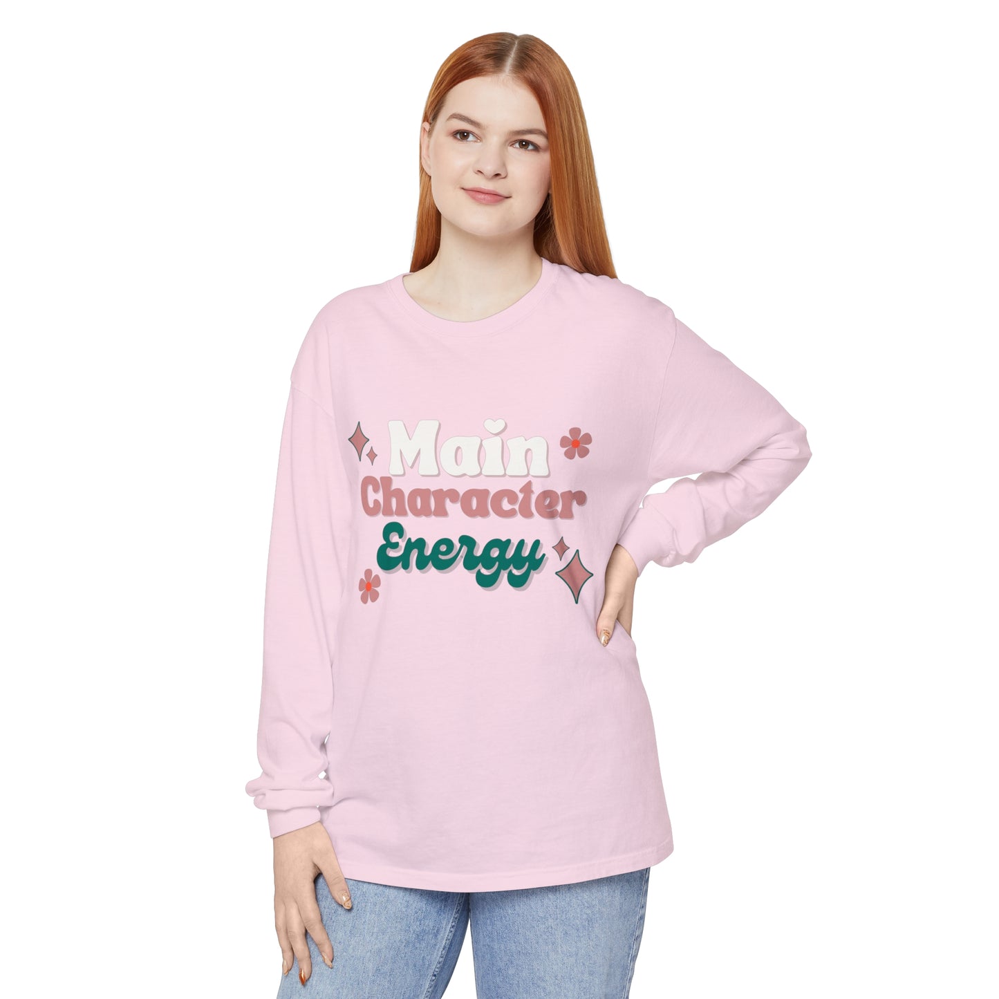 Main Character Energy - Long Sleeve Graphic Tee