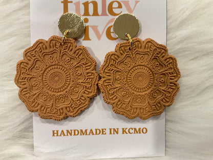 Mandala Dangle  Earrings