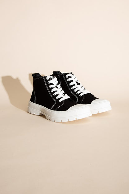 High Top  Lace up Sneakers