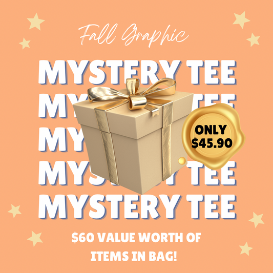 Mystery Short Sleeve Fall Graphic Tee bag