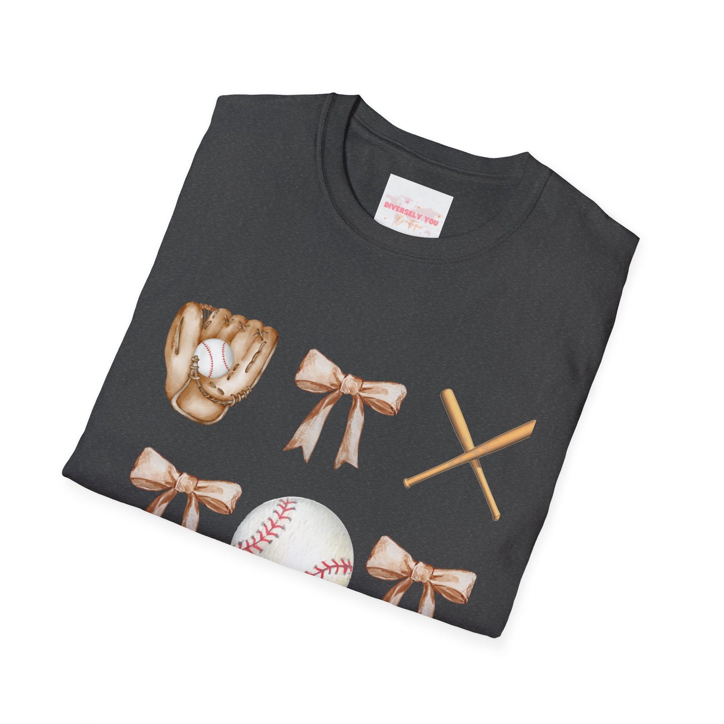 Baseball & Bows Graphic Tee