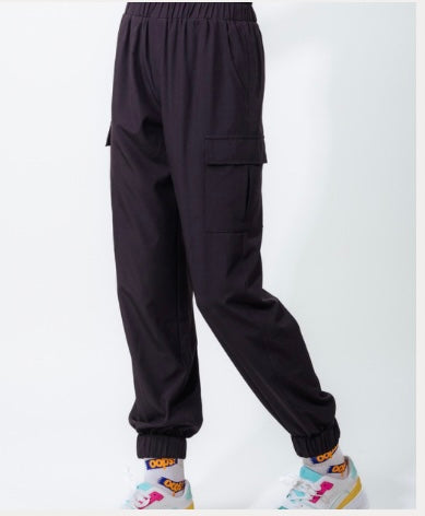 High-Waisted Joggers with Cargo Pockets