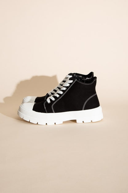 High Top  Lace up Sneakers